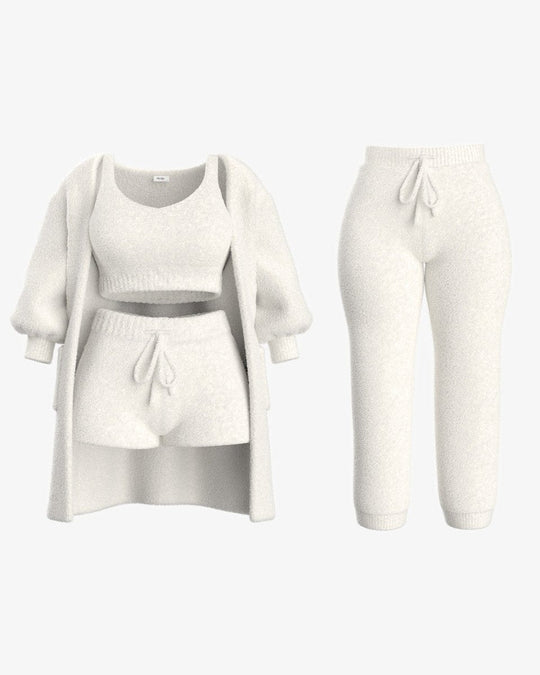 Melanie - Gemütliches Strick-Pyjama-Set