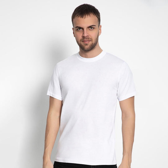 Set aus 10 Herren -T- Shirts, 100 % Baumwolle (Langlebig), Doppelkragen (WEITET SICH NICHT), Regular Fit (Bequem), MEHRFARBIG (für jeden Stil)