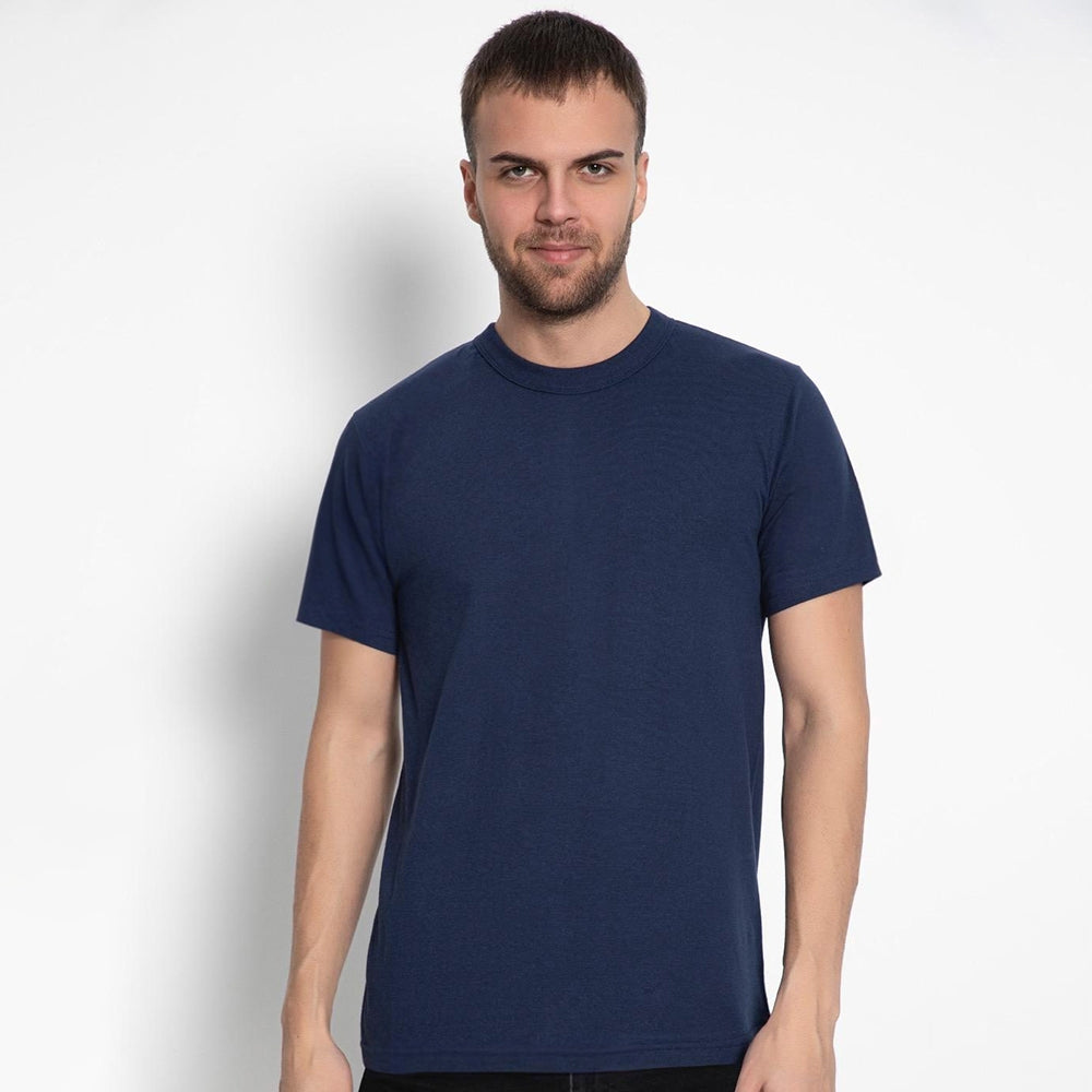 Set aus 3 Herren T- Shirts, 100% Baumwolle (strapazierfähig), Doppelkragen (verbreitert nicht), Reguläre Passform (komfortabel), MEHRFARBIG (für jeden Stil)