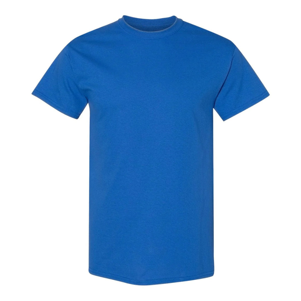 Set aus 5 Herren -T- Shirts, 100 % Baumwolle (Langlebig), Doppelkragen (VERZIEHT SICH NICHT), Regular Fit (Bequem), BLAU (für jeden Stil)