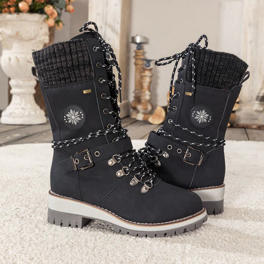 Carolin - Damen Wasserdichte Schneestiefel