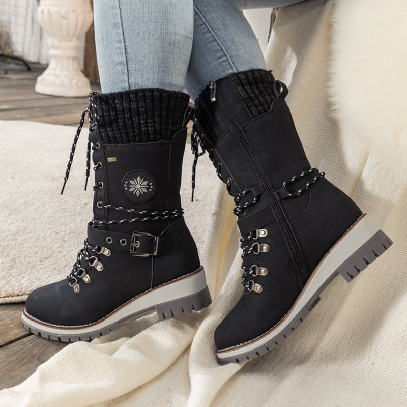 Carolin - Damen Wasserdichte Schneestiefel