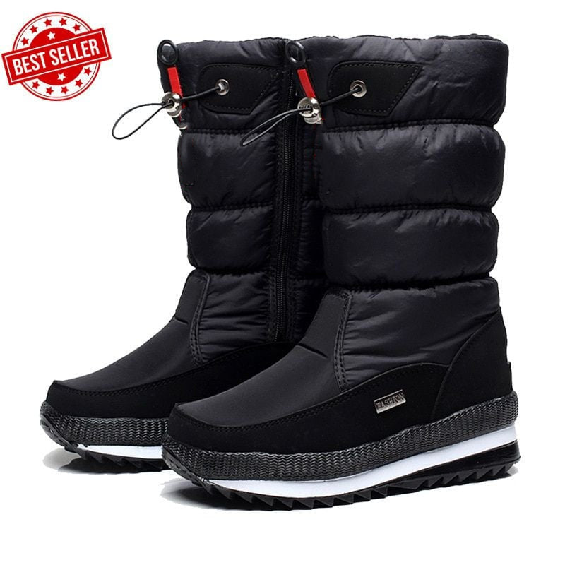 Sofie - Rutschfeste und wasserdichte Schneestiefel aus Kunstpelz