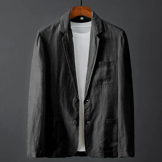 Vincenzo™ Eleganter Premium-Leinenblazer
