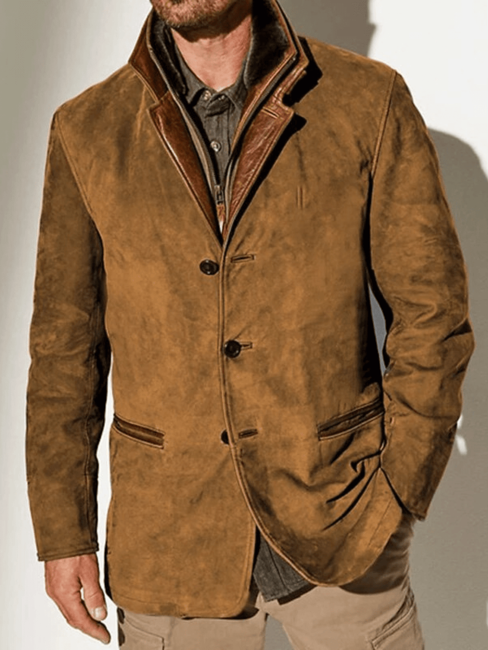 Wesley™ Vintage Lederjacke